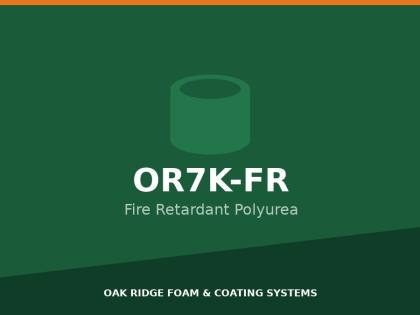 OR7K-FR Fire Retardant Polyurea