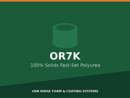 OR7K 100% Solids Polyurea Coating System
