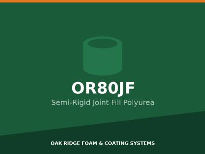 OR80JF Joint Fill Polyurea