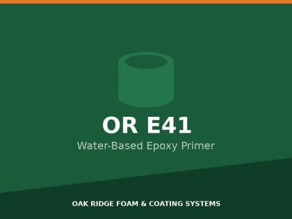OR E41 Water-Based Epoxy Primer