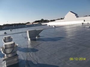 Polyurea coating application — Jacksonville project site