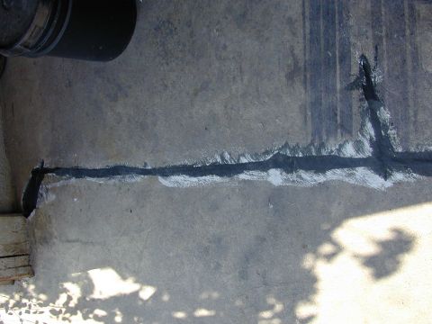Polyurethane concrete raising project