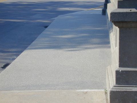 Polyurethane concrete raising project