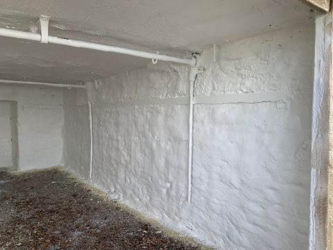 Spray polyurethane foam insulation project