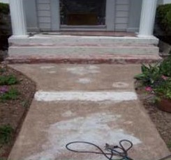Commercial concrete floor coated with polyurea — durable, chemical-resistant surface