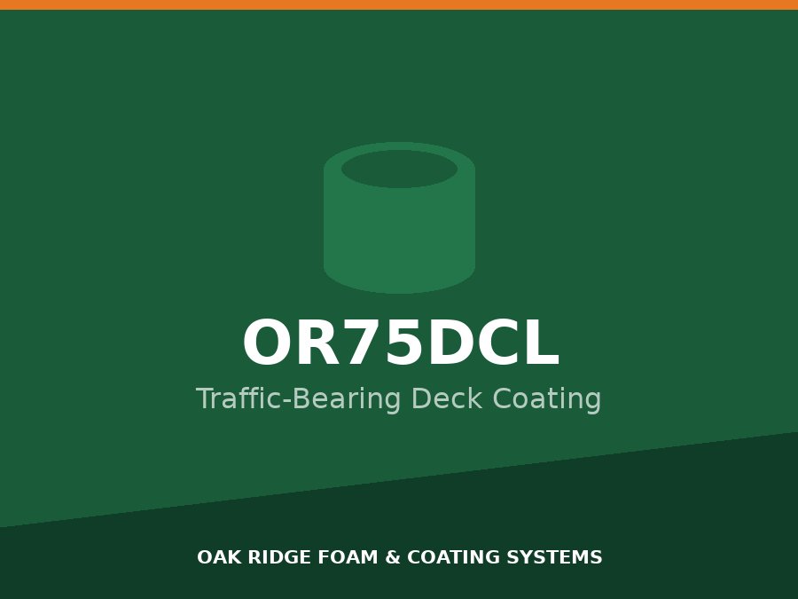 OR-75DCL polyurea deck coating product