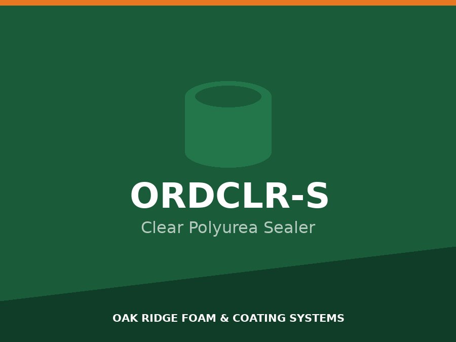 ORDCLR-S Clear Polyurea Sealer thumbnail 1
