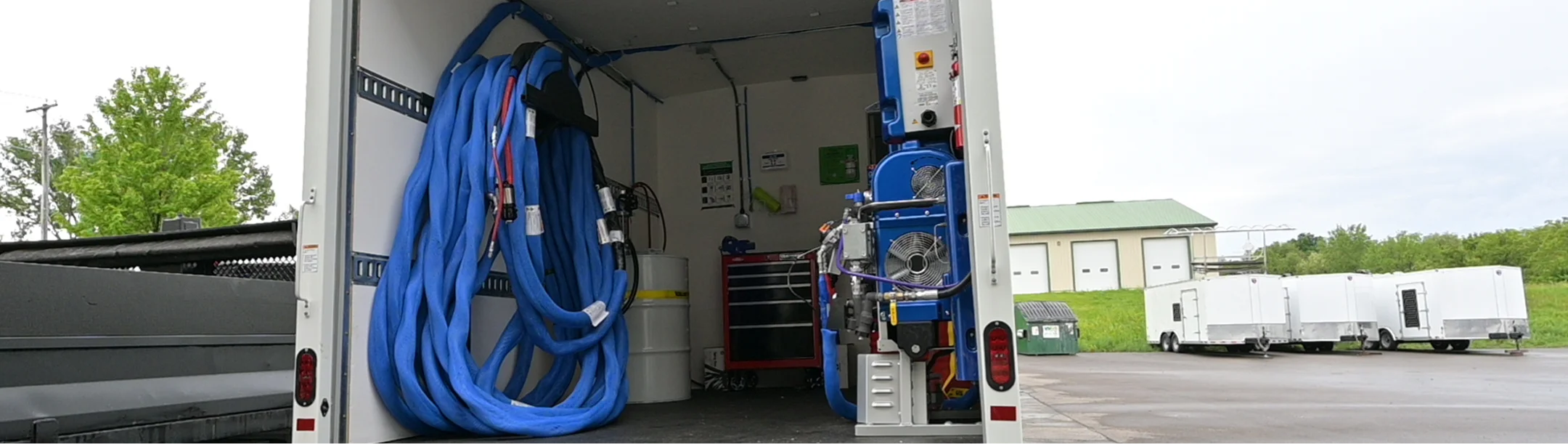 Custom spray rig built by Oak Ridge