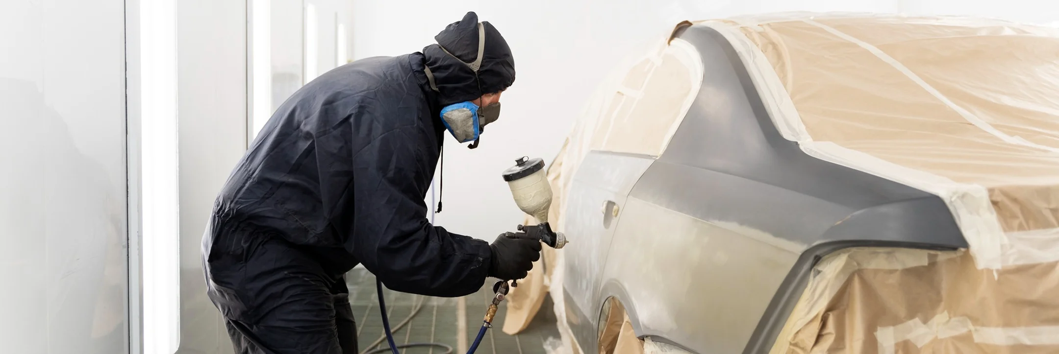 Concrete crack repair using Concrete Mender before floor coating application
