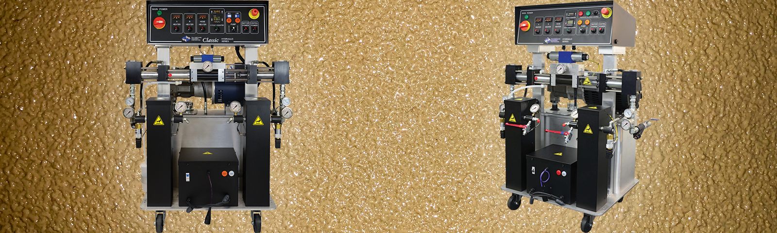 Polyurethane Machinery Corporation (PMC) foam and coatings equipment